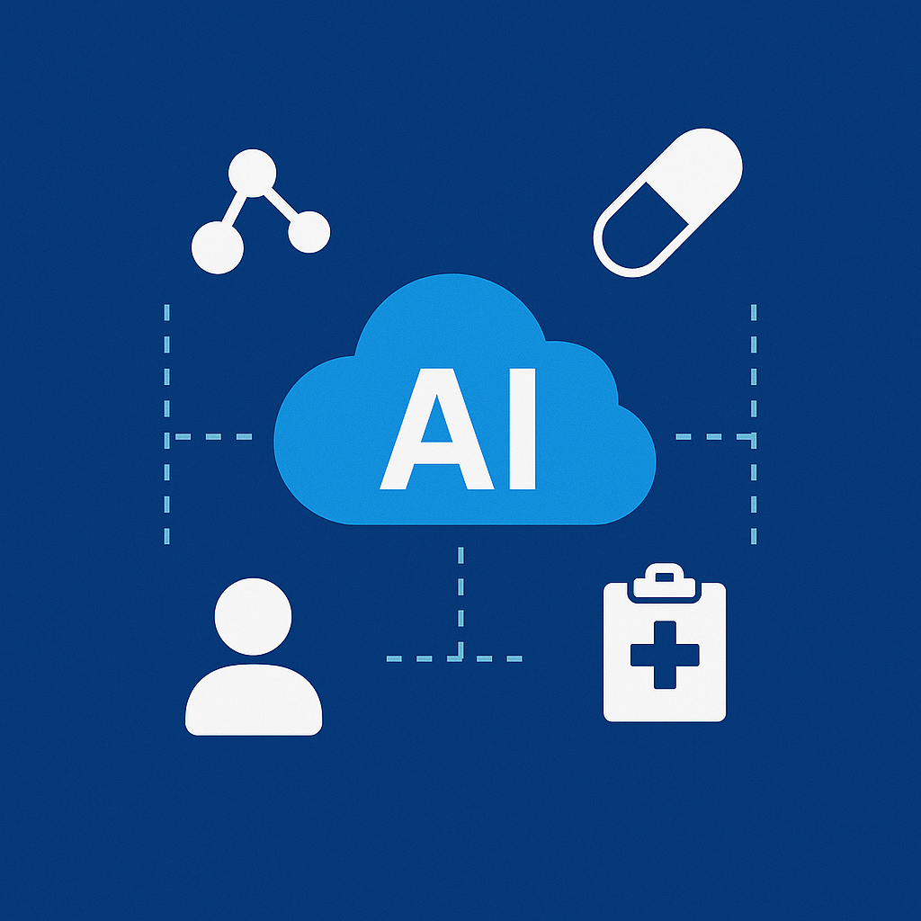 AI generated image -Agentforce in Life Sciences