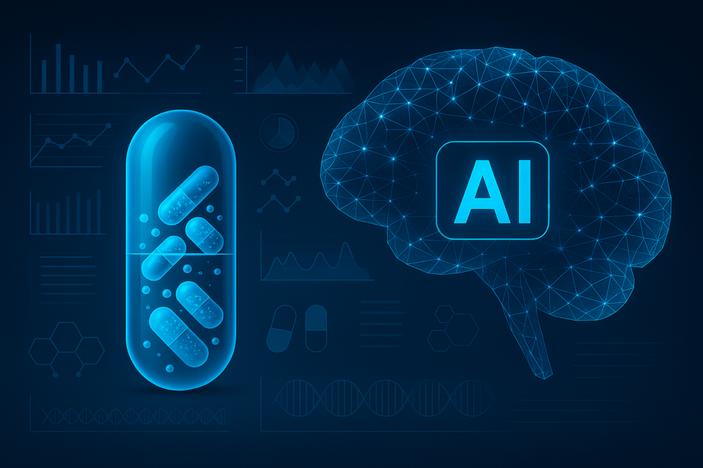 AI generated image in drug discovery